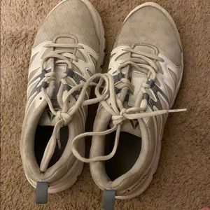 Reebok white tennis shoes